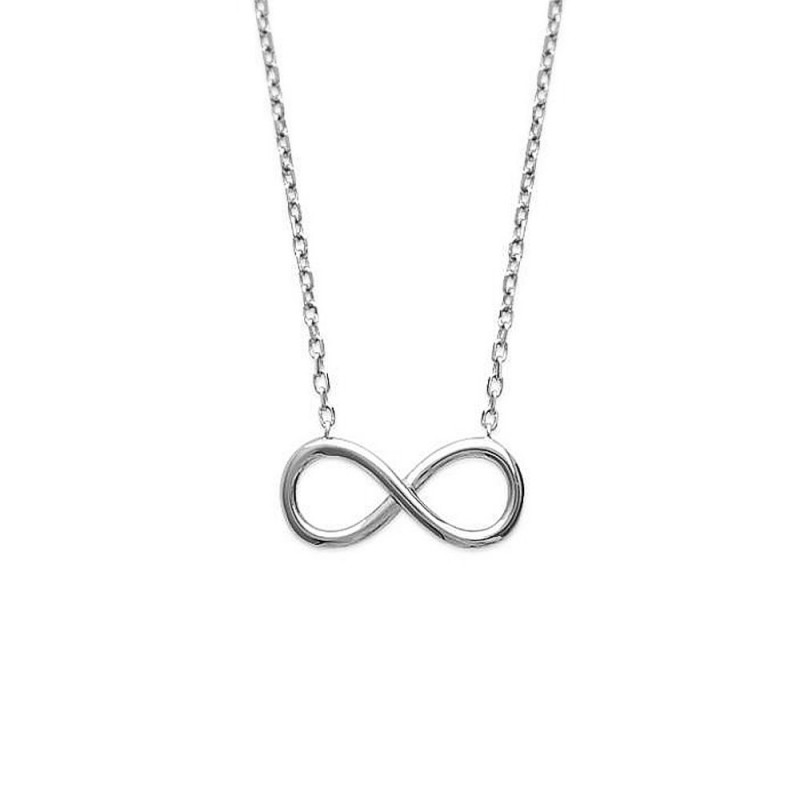 Collier infini pour femme argent 925 Rhodié Collier infini pour femme argent 925 Rhodié