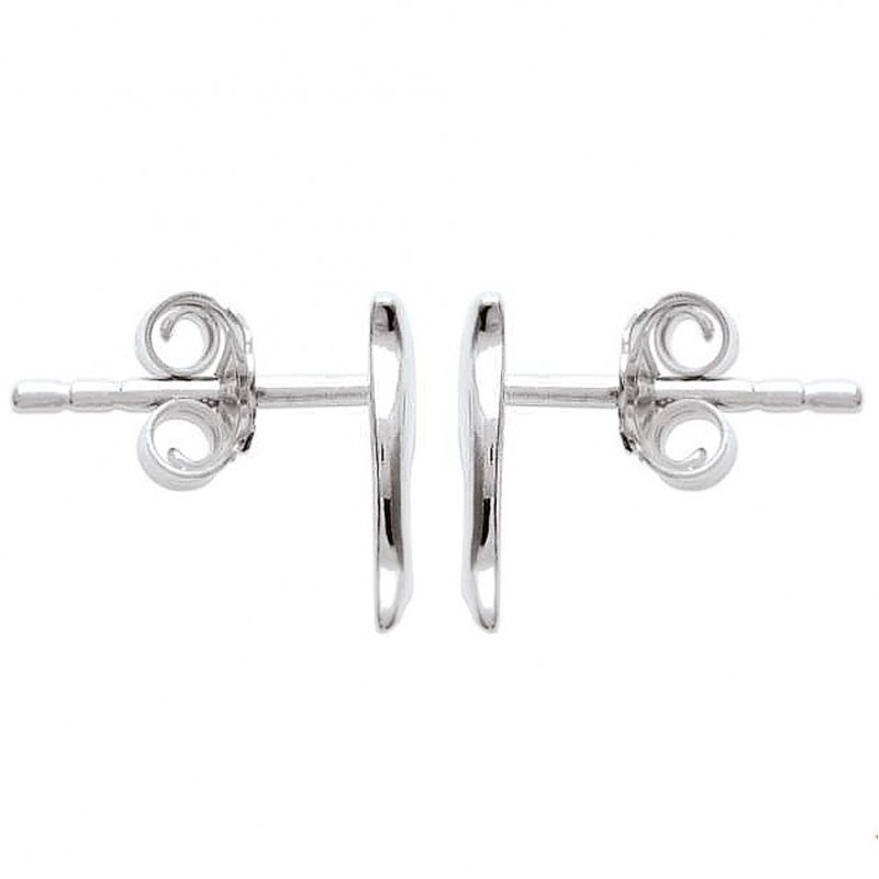 Boucles d'oreilles dauphin pour enfant Argent 925 Rhodié