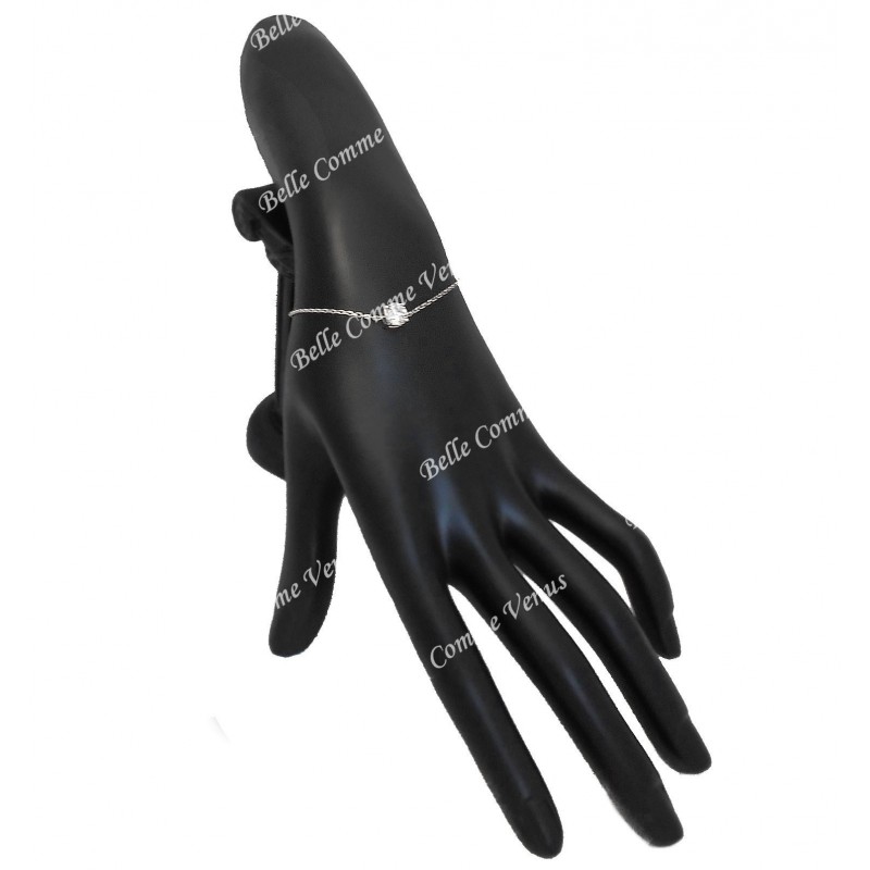 Bracelet oxyde de zirconium Argent 925 Rhodié
