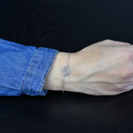 Bracelet arbre de vie Argent 925 Rhodié