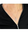 Collier croix Huguenote croix protestante Argent 925 Rhodié