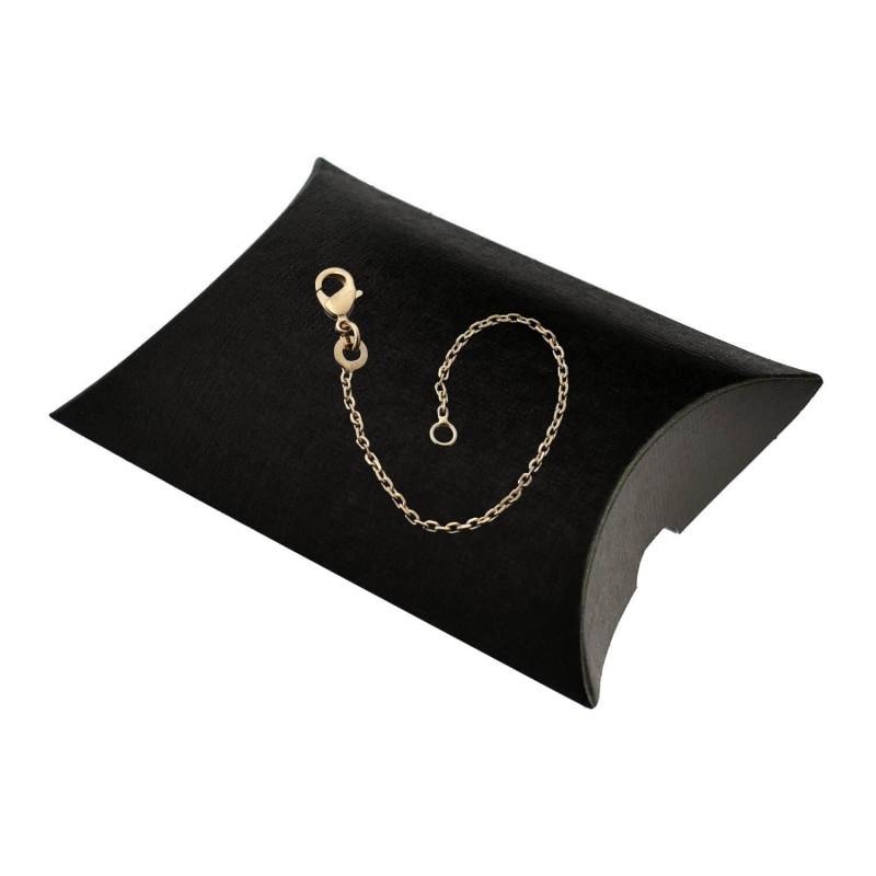 Extension de chaîne rallonge pour collier bracelet chaine de cheville Plaqué OR 750 3 microns