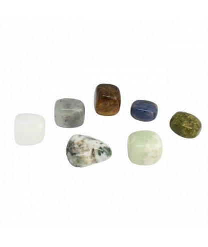 Lot de 7 pierres protection équilibre et force intérieure