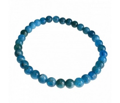 Bracelet en Apatite Bleue Éveillez Votre Créativité et Protégez Votre Énergie