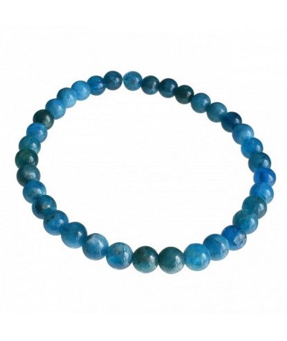 Bracelet en Apatite Bleue Éveillez Votre Créativité et Protégez Votre Énergie