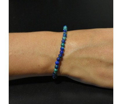 Bracelet en Azurite Malachite Harmonie et Équilibre Énergétique