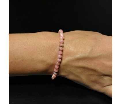 Bracelet en Rhodochrosite Amour de Soi et Équilibre Émotionnel
