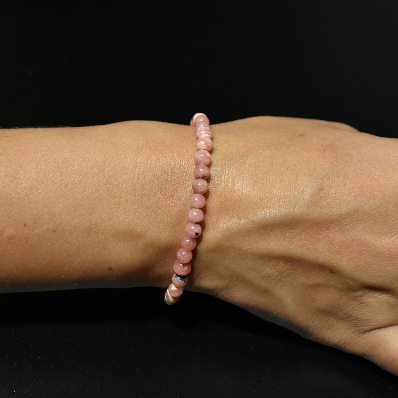 Bracelet en Rhodochrosite Amour de Soi et Équilibre Émotionnel Bracelet en Rhodochrosite Amour de Soi et Équilibre Émotionnel