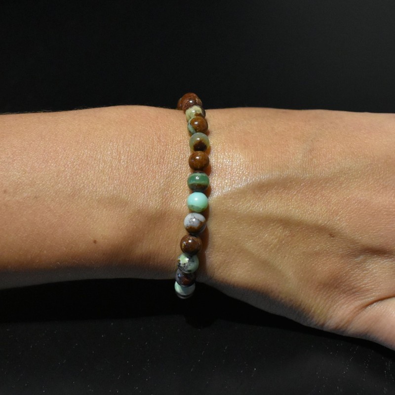 Bracelet en Chrysoprase Équilibre et Harmonie Bracelet en Chrysoprase Équilibre et Harmonie