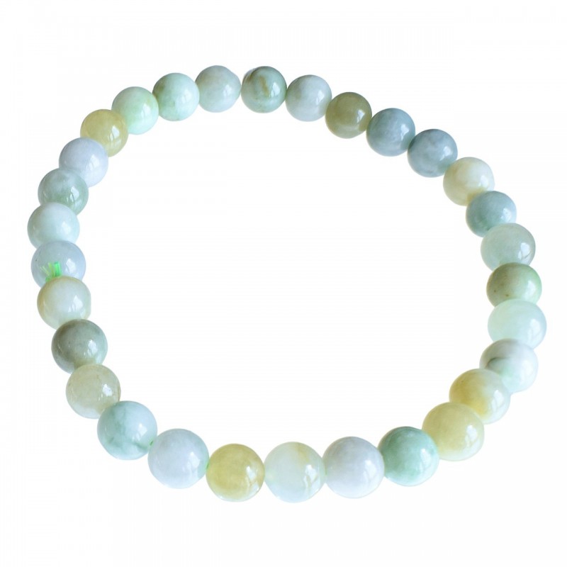 Bracelet en Jade de Birmanie Sérénité et Équilibre Bracelet en Jade de Birmanie Sérénité et Équilibre