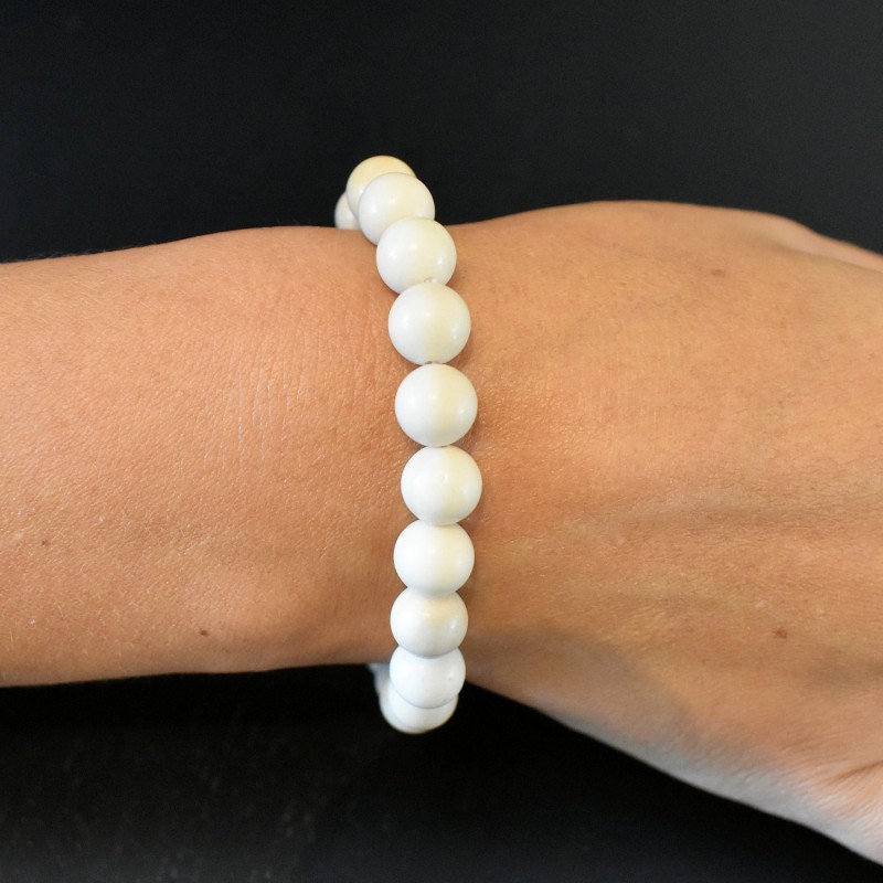 Bracelet en Agate Rivière Sérénité et Pureté Bracelet en Agate Rivière Sérénité et Pureté