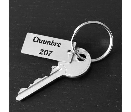 Porte-clés personnalisable plaque rectangulaire Gravure au laser personnalisée Acier Inoxydable 2 lignes message cadeau texte fê Porte-clés personnalisable plaque rectangulaire Gravure au laser personnalisée Acier Inoxydable 2 lignes message cadeau texte fê