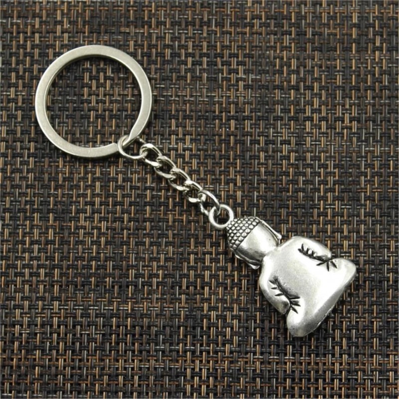 Porte-clés Bouddha argenté Porte-clés Bouddha argenté