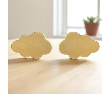 Boucles d'oreilles nuage Plaqué OR 750 3 microns