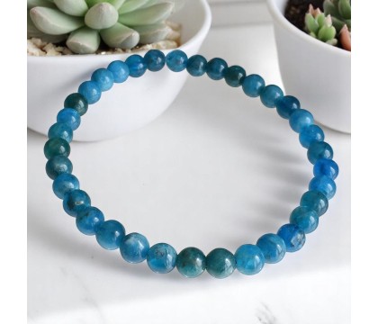 Bracelet en Apatite Bleue Éveillez Votre Créativité et Protégez Votre Énergie Bracelet en Apatite Bleue Éveillez Votre Créativité et Protégez Votre Énergie