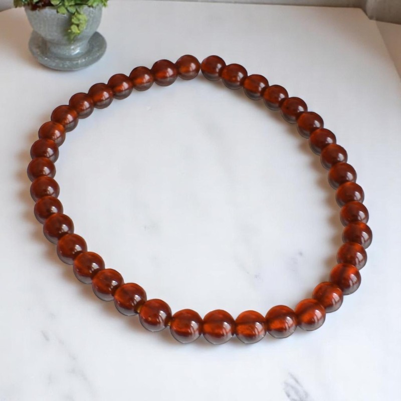 Bracelet en Grenat Brun Hessonite Force Intérieure et Stabilité Émotionnelle Bracelet en Grenat Brun Hessonite Force Intérieure et Stabilité Émotionnelle