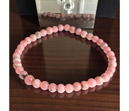 Bracelet en Rhodochrosite Amour de Soi et Équilibre Émotionnel Bracelet en Rhodochrosite Amour de Soi et Équilibre Émotionnel