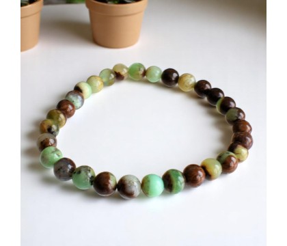 Bracelet en Chrysoprase Équilibre et Harmonie Bracelet en Chrysoprase Équilibre et Harmonie