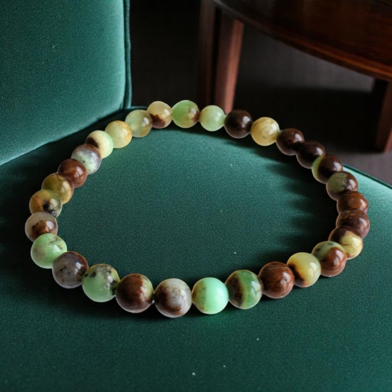Bracelet en Chrysoprase Équilibre et Harmonie Bracelet en Chrysoprase Équilibre et Harmonie