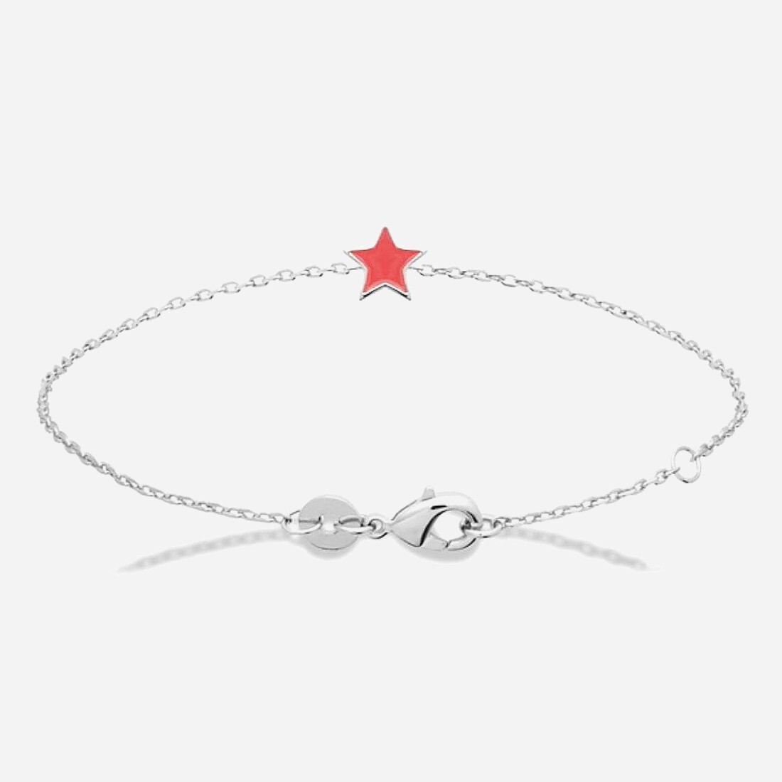 Bracelet étoile enfant émail coloré argent 925 rhodié éclat céleste magie