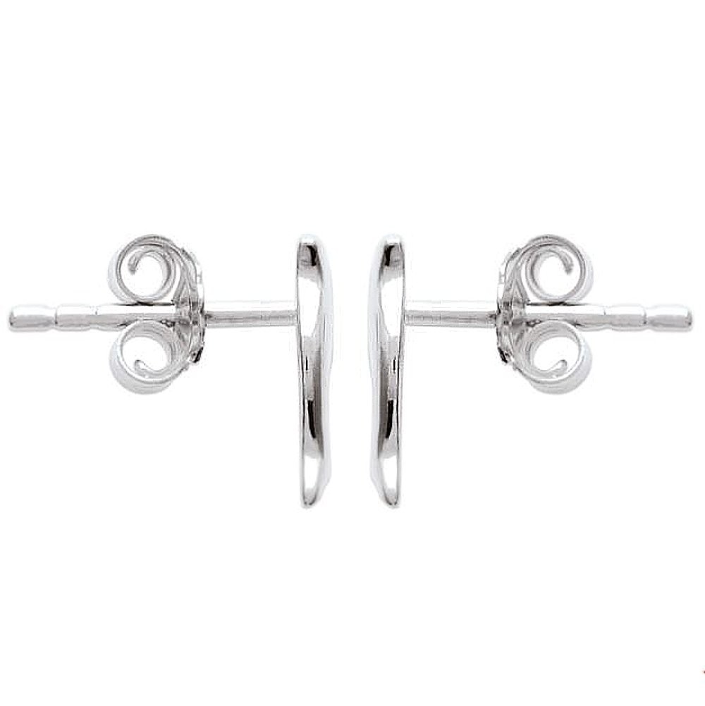 Boucles d'oreilles dauphin pour enfant Argent 925 Rhodié