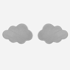 Boucles oreilles nuage argent enfant