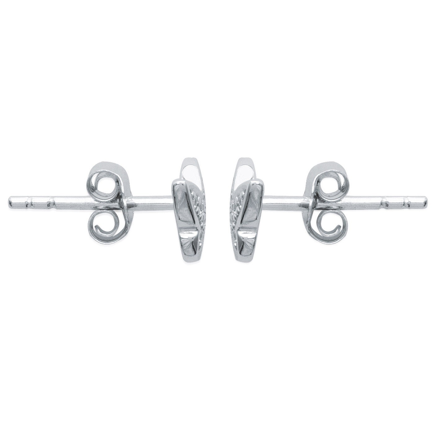 Boucles d'oreilles papillon oxyde de zirconium Argent 925 Rhodié