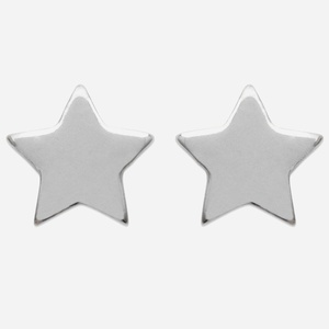 Boucles d'oreilles petite étoile enfant argent 925 rhodié mignonnes