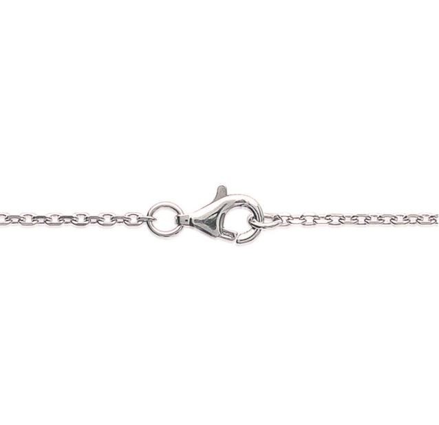 Bracelet 2 coeurs coeur ajouré et coeur plein Argent 925 Rhodié