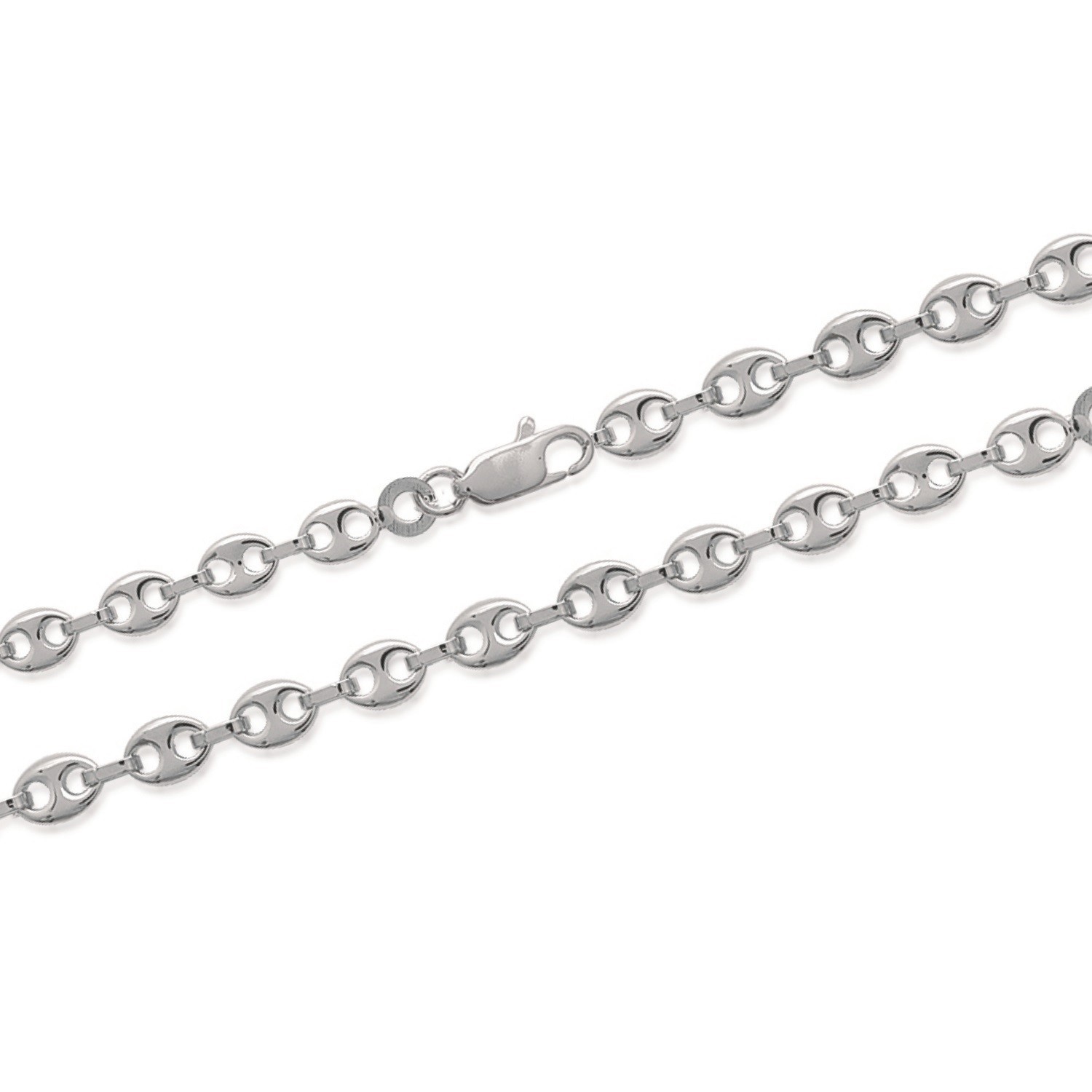 Bracelet Grain de Café Argent 925 Rhodié Élégance Sophistication