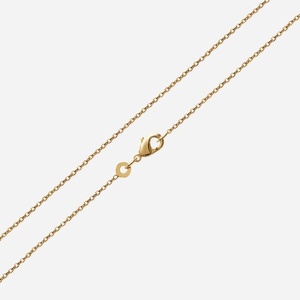 Chaîne de cou maille forçat plaqué or 750 élégance intemporelle robuste