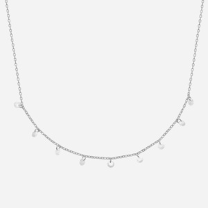 Collier pampilles argent zirconium