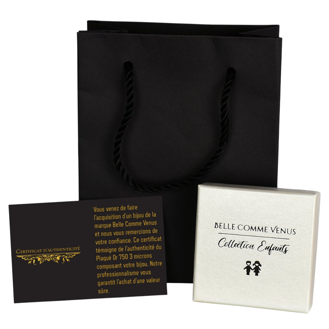 emballage cadeau enfant or belle comme venus