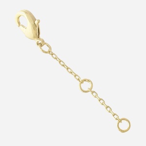 Extension de chaîne collier bracelet rallonge plaqué or 750 ajustement pratique élégant