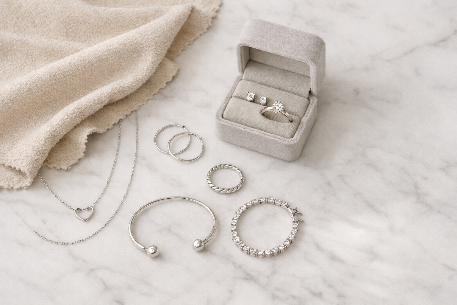 Guide d'entretien des bijoux en argent 925 et plaqué or - Belle Comme Venus