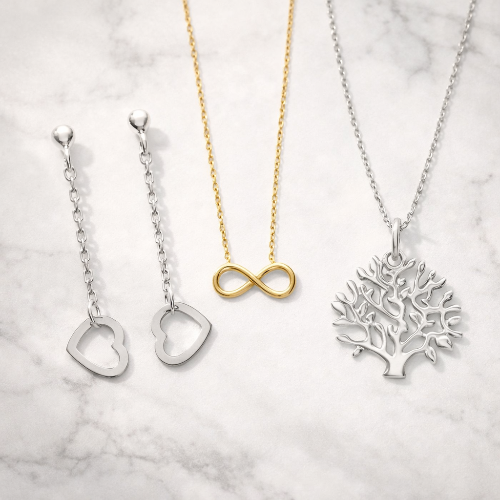 Bijoux argent 925 et plaqué or classés par budget pour la Fête des Mères 2026