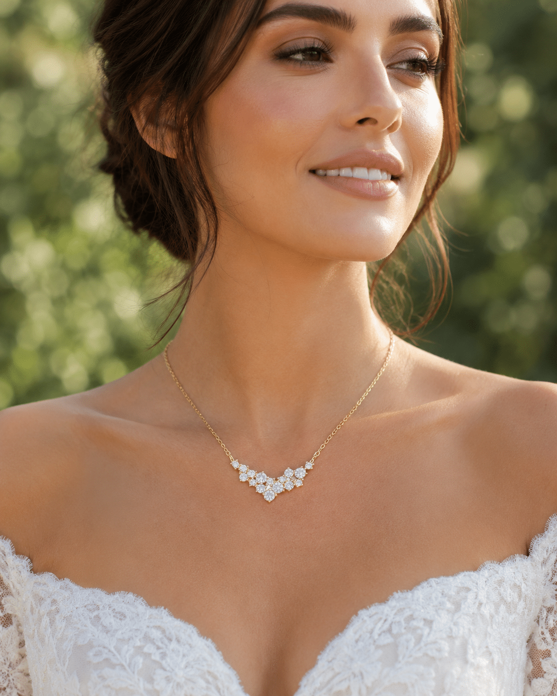 Comment porter un collier bijou mariage photo — Belle Comme Venus
