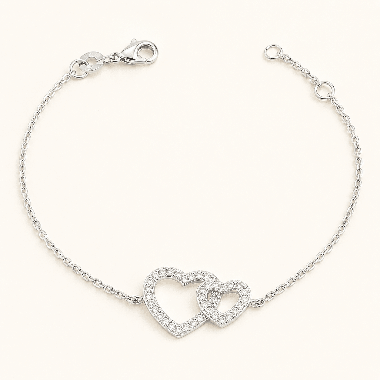 Bijou en argent 925 rhodié à l'éclat brillant